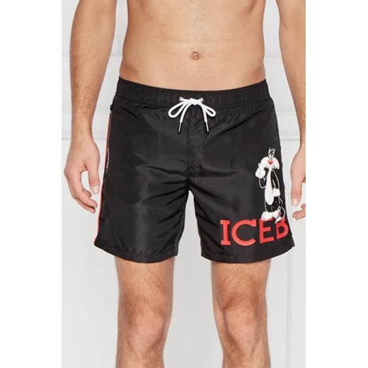 Iceberg Szorty kąpielowe ICEBERG X LOONEY TUNES | Regular Fit Iceberg XL wyprzedaż Gomez Fashion Store