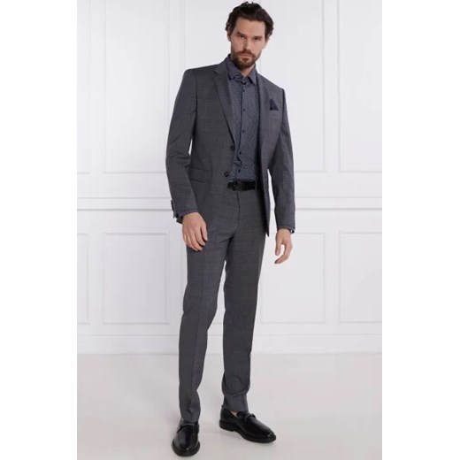 BOSS BLACK Wełniany garnitur H-Huge | Slim Fit ze sklepu Gomez Fashion Store w kategorii Garnitury męskie - zdjęcie 172858439