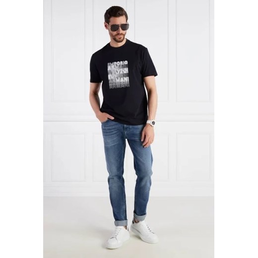 Emporio Armani T-shirt | Regular Fit Emporio Armani M wyprzedaż Gomez Fashion Store