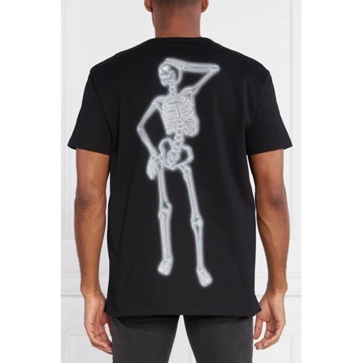 Alexander McQueen T-shirt NEON SKEL | Loose fit XXL okazja Gomez Fashion Store