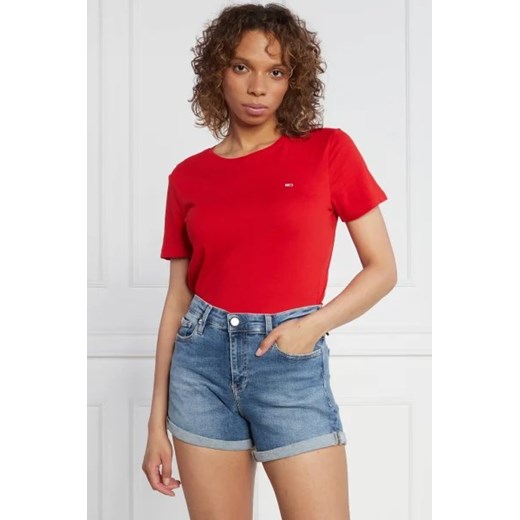 Tommy Jeans T-shirt | Regular Fit ze sklepu Gomez Fashion Store w kategorii Bluzki damskie - zdjęcie 172861297