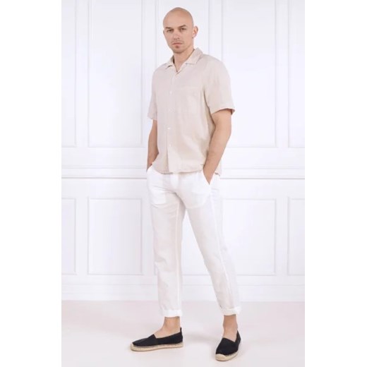 Calvin Klein Lniana koszula CUBAN | Regular Fit Calvin Klein S okazja Gomez Fashion Store