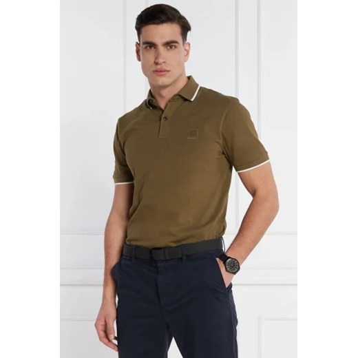 BOSS ORANGE Polo Passertip | Slim Fit | pique ze sklepu Gomez Fashion Store w kategorii T-shirty męskie - zdjęcie 172861528