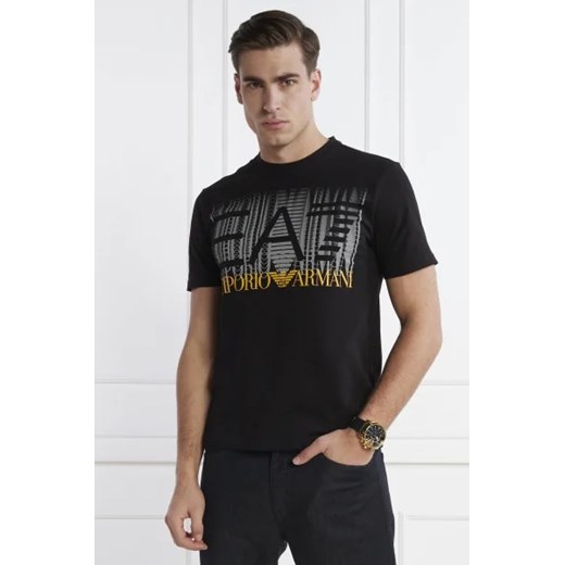 EA7 T-shirt | Regular Fit S okazja Gomez Fashion Store