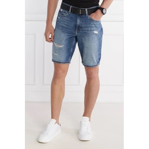 CALVIN KLEIN JEANS Jeansowe szorty | Regular Fit ze sklepu Gomez Fashion Store w kategorii Spodenki męskie - zdjęcie 172862249