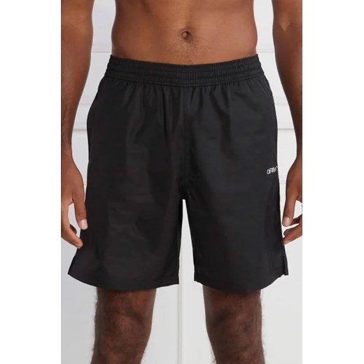 OFF-WHITE Szorty kąpielowe | Regular Fit L okazja Gomez Fashion Store