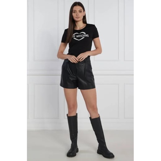 Love Moschino T-shirt | Regular Fit Love Moschino 34 promocyjna cena Gomez Fashion Store