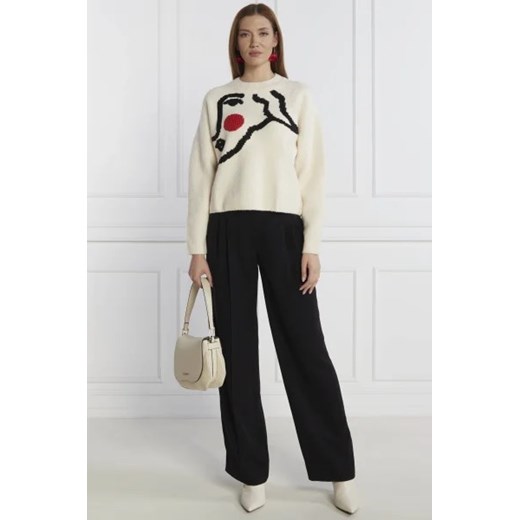 Desigual Sweter | Regular Fit | z dodatkiem wełny Desigual XL okazyjna cena Gomez Fashion Store