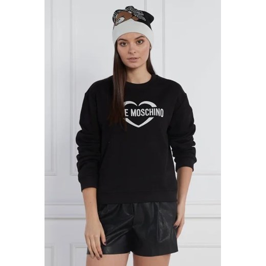 Love Moschino Bluza | Regular Fit ze sklepu Gomez Fashion Store w kategorii Bluzy damskie - zdjęcie 172864186