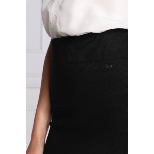Spódnica Calvin Klein wełniana 