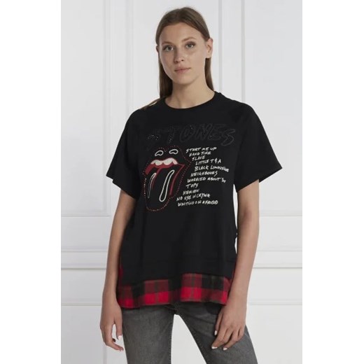 Desigual T-shirt | Regular Fit ze sklepu Gomez Fashion Store w kategorii Bluzki damskie - zdjęcie 172864807
