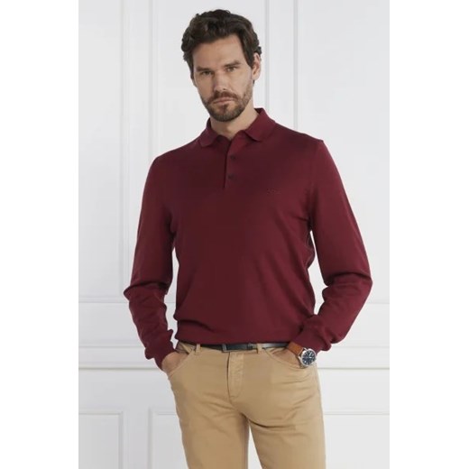 BOSS BLACK Wełniane polo bono | Regular Fit XL okazja Gomez Fashion Store