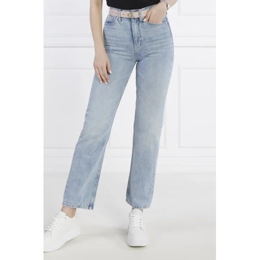 CALVIN KLEIN JEANS Jeansy | Straight fit | high rise ze sklepu Gomez Fashion Store w kategorii Jeansy damskie - zdjęcie 172865425