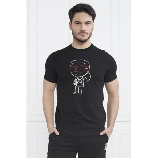 Karl Lagerfeld T-shirt | Regular Fit Karl Lagerfeld XL promocyjna cena Gomez Fashion Store