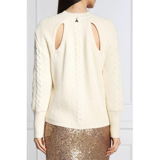 Patrizia Pepe Sweter | Regular Fit Patrizia Pepe XL okazyjna cena Gomez Fashion Store