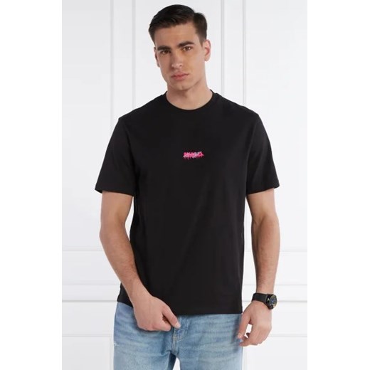 HUGO T-shirt Dindion | Relaxed fit ze sklepu Gomez Fashion Store w kategorii T-shirty męskie - zdjęcie 172868145