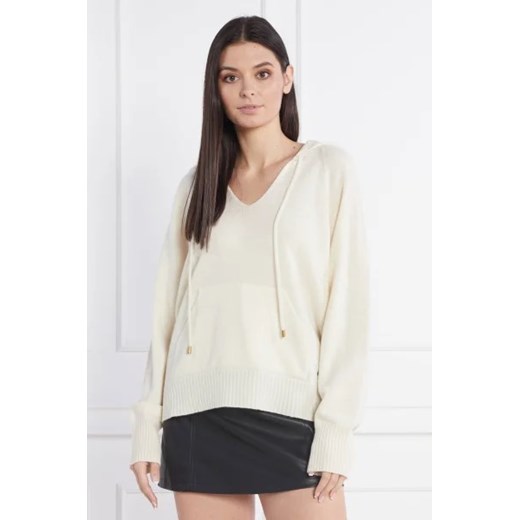 TWINSET Wełniany sweter | Regular Fit | z dodatkiem kaszmiru ze sklepu Gomez Fashion Store w kategorii Swetry damskie - zdjęcie 172868285