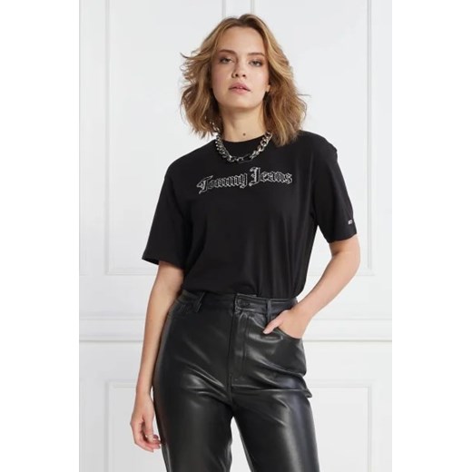 Tommy Jeans T-shirt TJW RLX GRUNGE 2 SS | Relaxed fit Tommy Jeans XS wyprzedaż Gomez Fashion Store