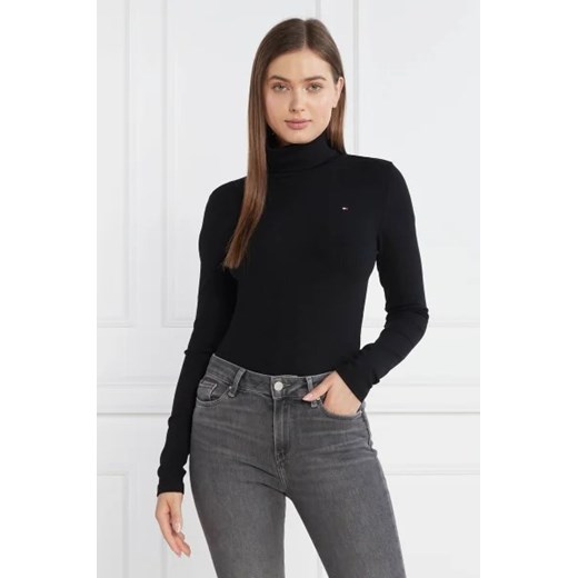 Tommy Hilfiger Golf 5X2 RIB ROLL-NK LS | Slim Fit ze sklepu Gomez Fashion Store w kategorii Swetry damskie - zdjęcie 172869436
