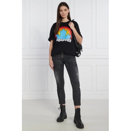 Dsquared2 Jeansy Jennifer Cropped Jea | Slim Fit | low rise Dsquared2 38 Gomez Fashion Store okazyjna cena