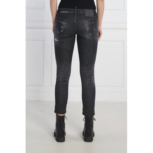 Dsquared2 Jeansy Jennifer Cropped Jea | Slim Fit | low rise Dsquared2 38 okazja Gomez Fashion Store