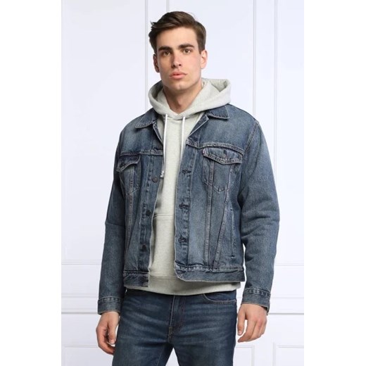 Levi's Kurtka jeansowa TRUCKER | Regular Fit ze sklepu Gomez Fashion Store w kategorii Kurtki męskie - zdjęcie 172869857