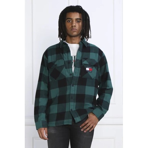 Tommy Jeans Ocieplana koszula | Oversize fit Tommy Jeans M Gomez Fashion Store promocja