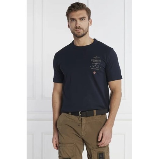 Aeronautica Militare T-shirt | Regular Fit ze sklepu Gomez Fashion Store w kategorii T-shirty męskie - zdjęcie 172870477