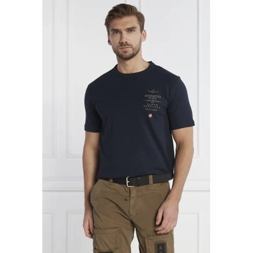 Aeronautica Militare T-shirt | Regular Fit Aeronautica Militare S wyprzedaż Gomez Fashion Store