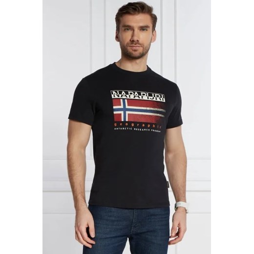 Napapijri T-shirt S-KREIS BLU MARINE | Regular Fit Napapijri XXL Gomez Fashion Store okazja