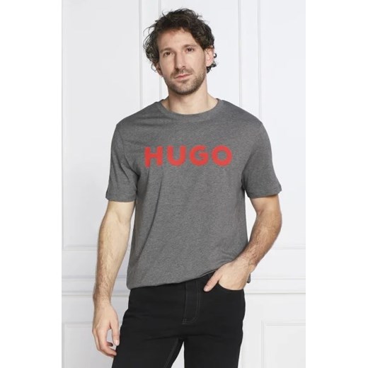 HUGO T-shirt Dulivio | Regular Fit ze sklepu Gomez Fashion Store w kategorii T-shirty męskie - zdjęcie 172872387