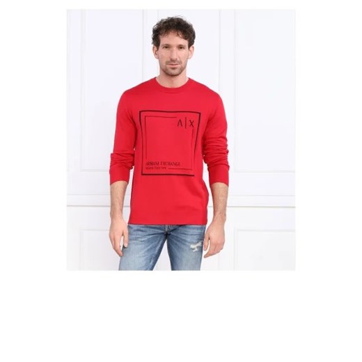 Armani Exchange Sweter | Regular Fit | z dodatkiem kaszmiru Armani Exchange L okazyjna cena Gomez Fashion Store
