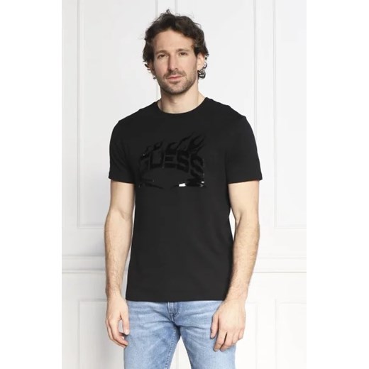 GUESS T-shirt | Slim Fit ze sklepu Gomez Fashion Store w kategorii T-shirty męskie - zdjęcie 172872717