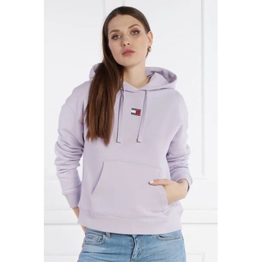 Tommy Jeans Bluza BXY BADGE HOODIE ze sklepu Gomez Fashion Store w kategorii Bluzy damskie - zdjęcie 172873339