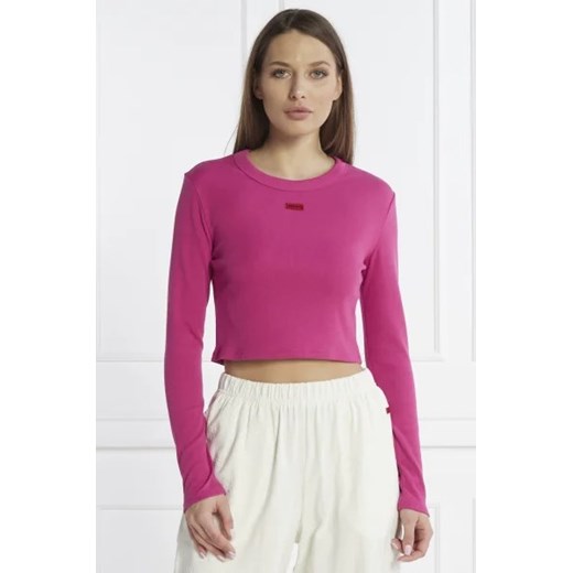 HUGO Bluzka Dafilomena_1 | Cropped Fit XL okazja Gomez Fashion Store