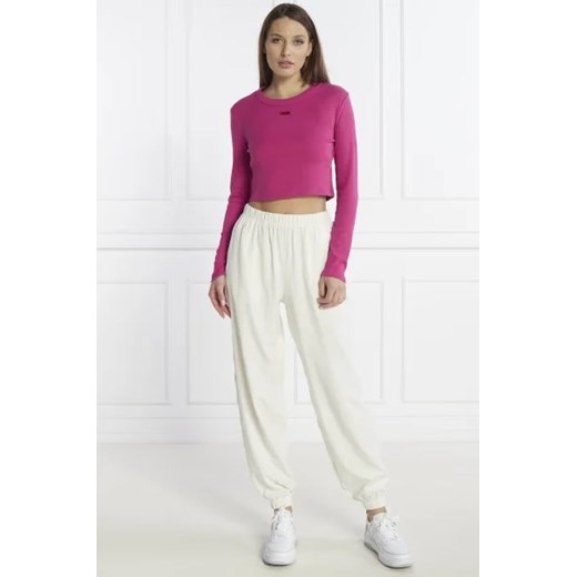 HUGO Bluzka Dafilomena_1 | Cropped Fit M okazja Gomez Fashion Store