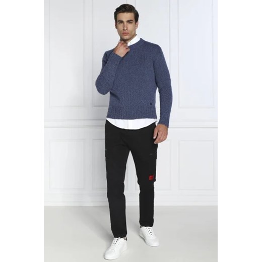 HUGO Wełniany sweter Siogul | Oversize fit XXL Gomez Fashion Store okazja