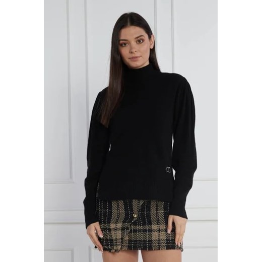 TWINSET Wełniany golf | Regular Fit | z dodatkiem kaszmiru Twinset XS okazja Gomez Fashion Store