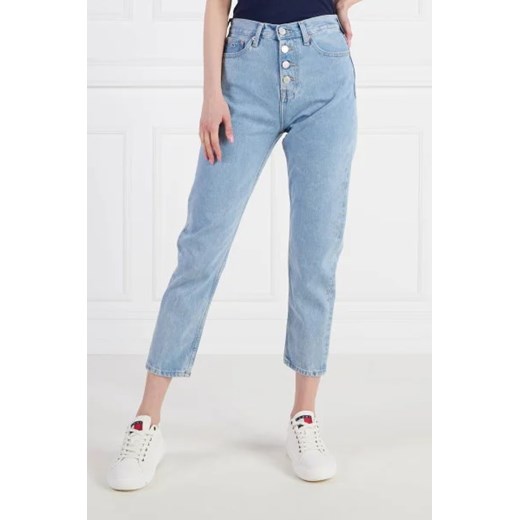 Tommy Jeans Jeansy IZZIE HR SLIM ANKLE BF | slim boyfriend fit Tommy Jeans 27/30 wyprzedaż Gomez Fashion Store