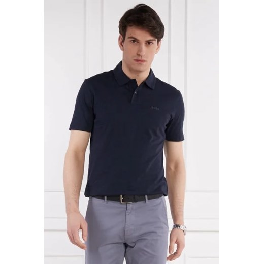 BOSS ORANGE Polo slub | Regular Fit L okazja Gomez Fashion Store