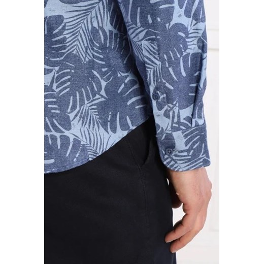 BOSS BLACK Koszula C-HAL-kent-C1-223 | Casual fit | z dodatkiem lnu 40 wyprzedaż Gomez Fashion Store