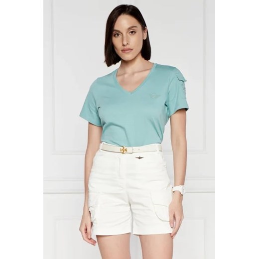 Aeronautica Militare T-shirt | Regular Fit ze sklepu Gomez Fashion Store w kategorii Bluzki damskie - zdjęcie 172877727