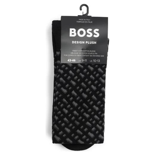 BOSS BLACK Skarpety QS Rib Monogram CC 43-46 okazyjna cena Gomez Fashion Store