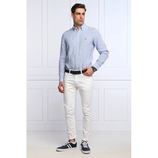 POLO RALPH LAUREN Lniana koszula | Slim Fit Polo Ralph Lauren L okazja Gomez Fashion Store