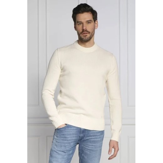 BOSS ORANGE Wełniany Sweter Kruy | Regular Fit ze sklepu Gomez Fashion Store w kategorii Swetry męskie - zdjęcie 172878665