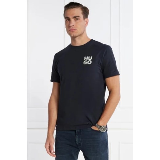 HUGO T-shirt Detzington241 | Regular Fit ze sklepu Gomez Fashion Store w kategorii T-shirty męskie - zdjęcie 172878837