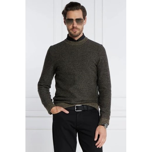 BOSS BLACK Wełniany sweter Marameo | Regular Fit ze sklepu Gomez Fashion Store w kategorii Swetry męskie - zdjęcie 172879196