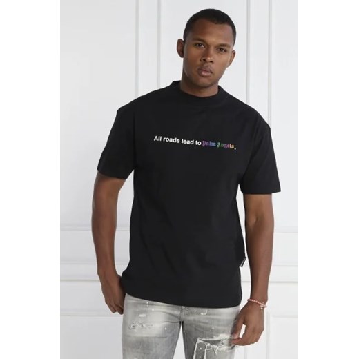 Palm Angels T-shirt | Mom Fit Palm Angels L promocyjna cena Gomez Fashion Store
