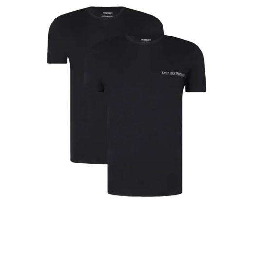 Emporio Armani T-shirt 2-pack | Regular Fit | stretch ze sklepu Gomez Fashion Store w kategorii T-shirty męskie - zdjęcie 172879456