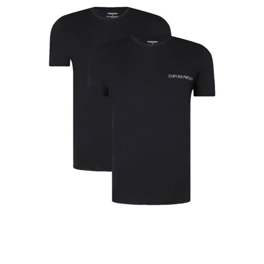 Emporio Armani T-shirt 2-pack | Regular Fit | stretch Emporio Armani S okazja Gomez Fashion Store